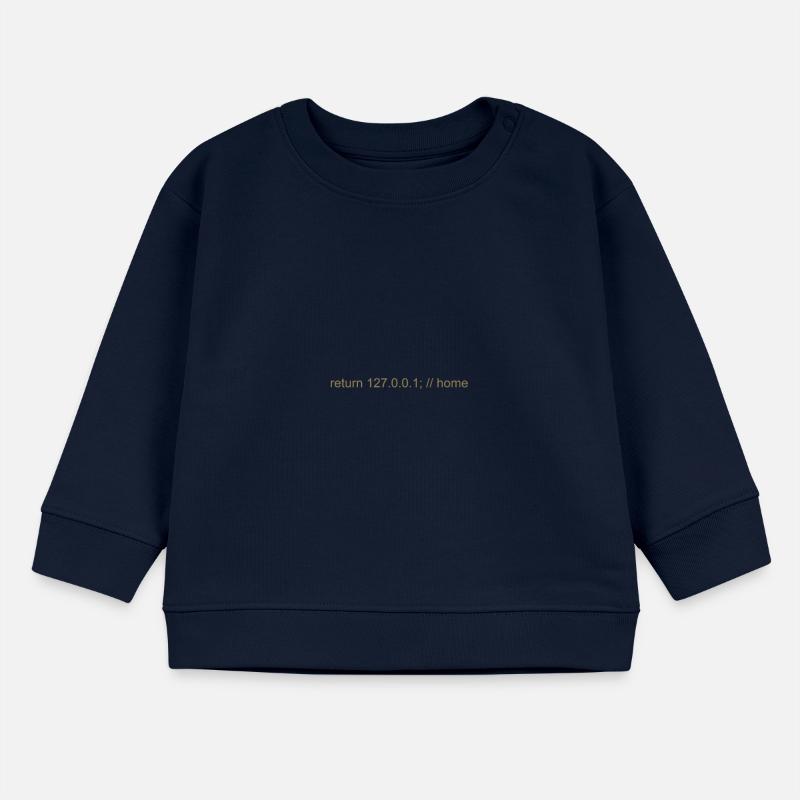 Programmierer Nerd IT Witz Developer Zuhause Baby Organic Sweatshirt Baby Changer von Stanley/Stella