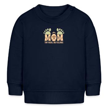 Kleine Tritte, große Gefühle – Die Bindung einer Mutter - Baby Organic Sweatshirt Baby Changer von Stanley/Stella - Navy - Vorne