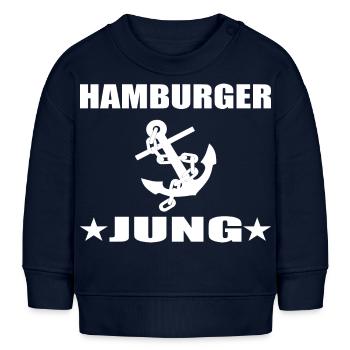 Hamburg - Baby Organic Sweatshirt Baby Changer von Stanley/Stella - Navy - Vorne