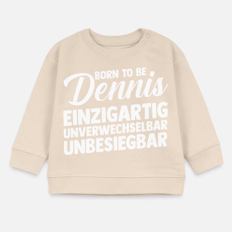 First name Dennis Baby Sweatshirt by Stanley/Stella