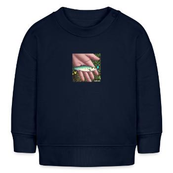 SG pourquoi - Sweat bébé bio Stanley/Stella - bleu marine - Devant