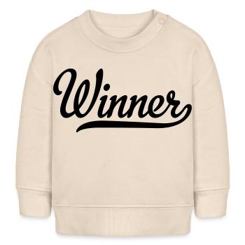Gagnants - Sweat bébé bio Stanley/Stella - écru doux - Devant