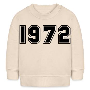 1972 - Baby Organic Sweatshirt Baby Changer von Stanley/Stella - Natur - Vorne