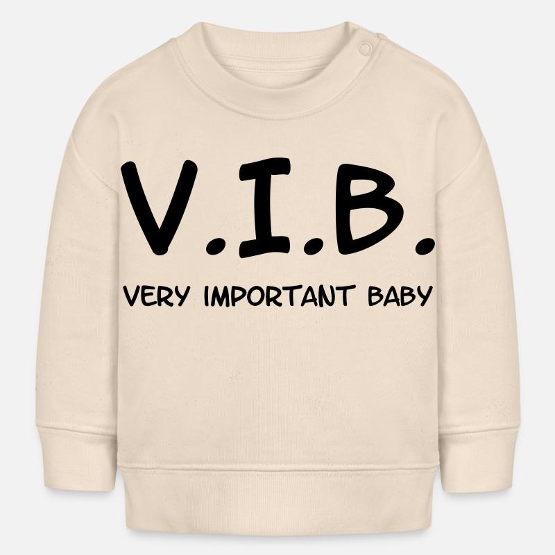 vib bébé - Sweat bébé bio Stanley/Stella - écru doux