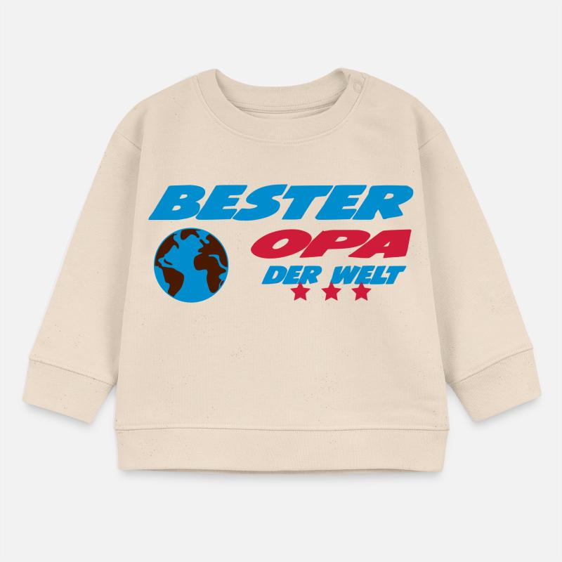 Bester OPA der welt Baby Organic Sweatshirt Baby Changer von Stanley/Stella