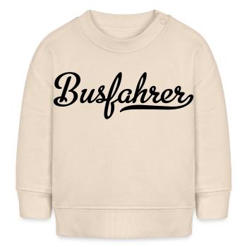 Busfahrer - Baby Organic Sweatshirt Baby Changer von Stanley/Stella - Natur - Vorne