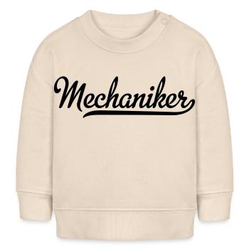 Mechaniker - Baby Organic Sweatshirt Baby Changer von Stanley/Stella - Natur - Vorne