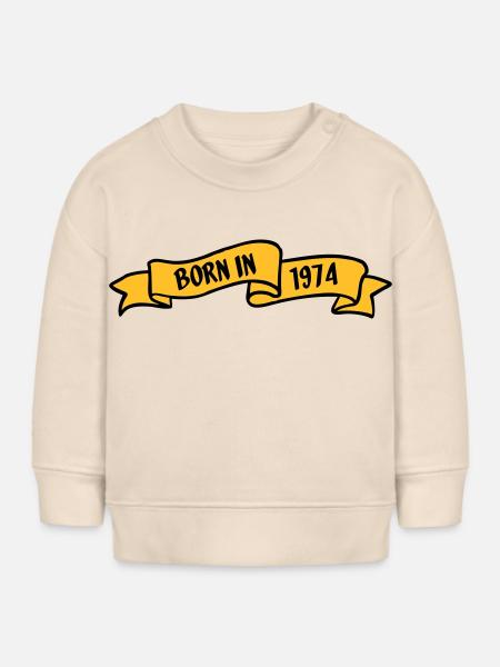 1974 - Baby Organic Sweatshirt Baby Changer von Stanley/Stella - Natur
