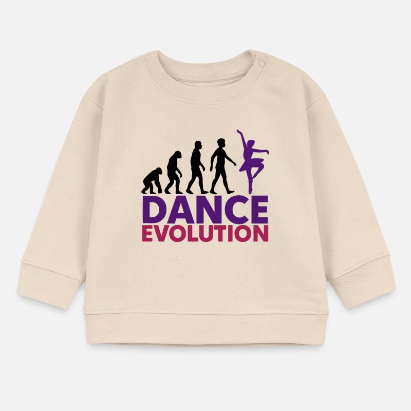 Dance Evolution Ballett Tänzerin Baby Organic Sweatshirt Baby Changer von Stanley/Stella