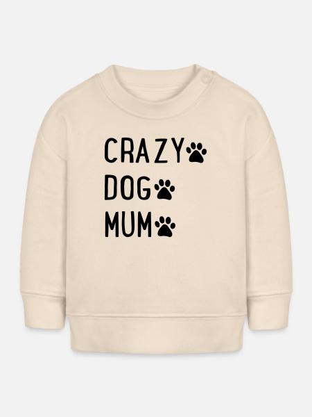 Hunde Mama - Baby Organic Sweatshirt Baby Changer von Stanley/Stella - Natur