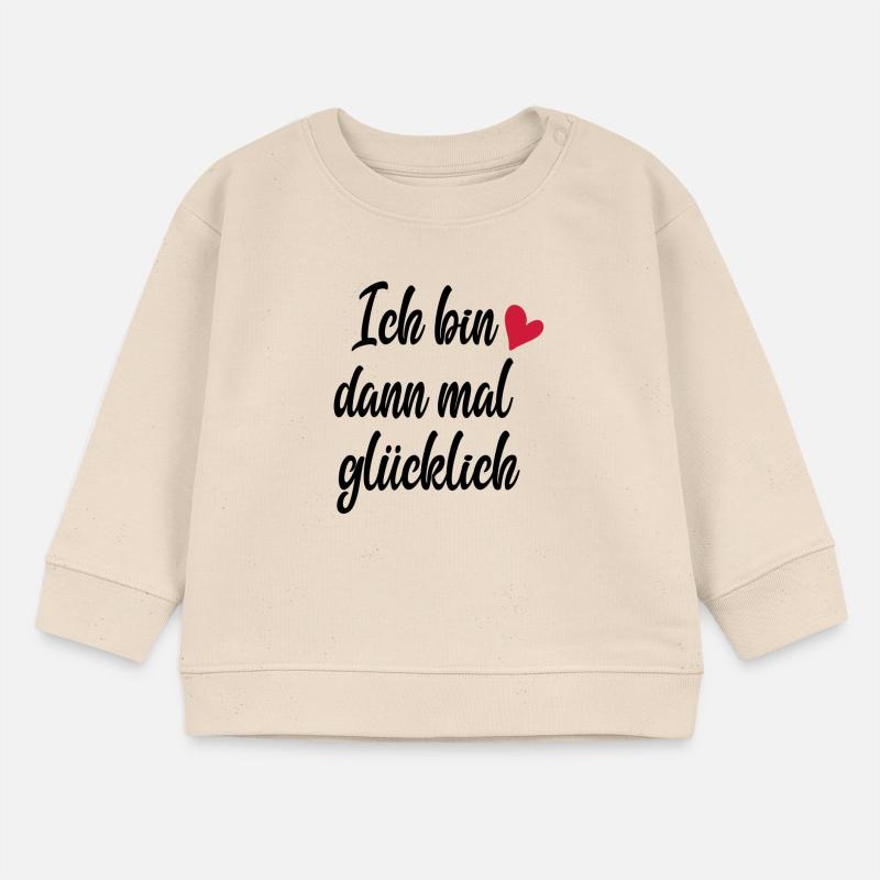 Ich bin dann mal glücklich Baby Organic Sweatshirt Baby Changer von Stanley/Stella