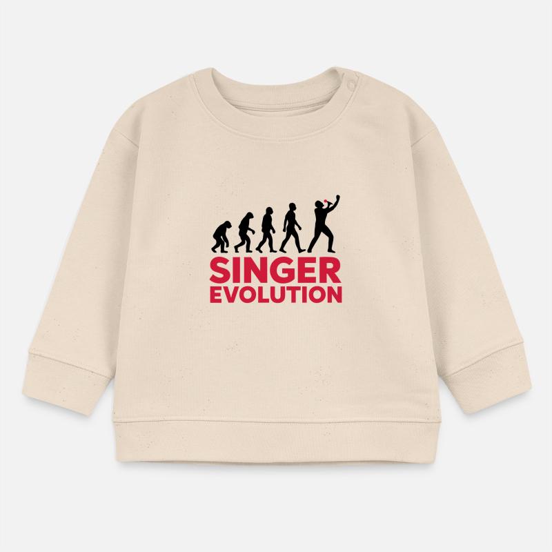 Chanteur Evolution Music Stage Sweat bébé bio Stanley/Stella