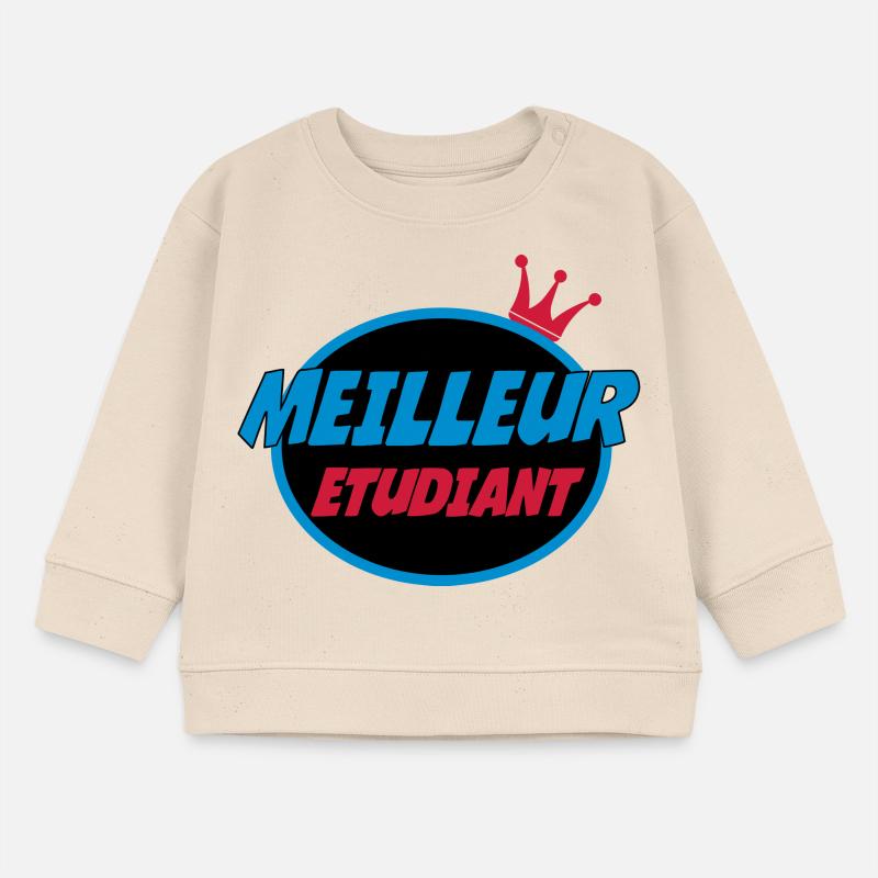 BESTER STUDENT Baby Organic Sweatshirt Baby Changer von Stanley/Stella