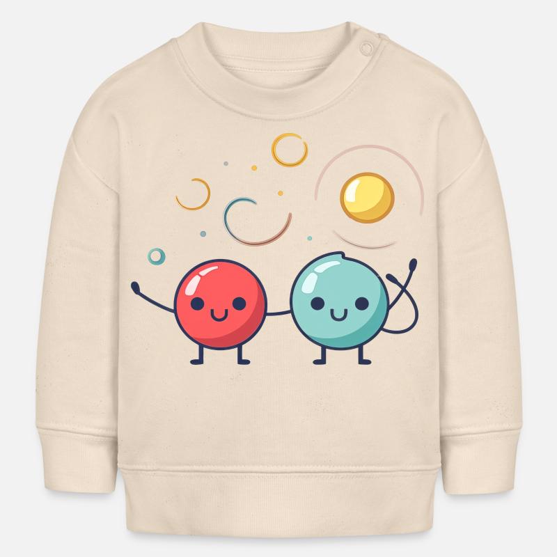 Billes mignonnes - Sweat bébé bio Stanley/Stella - écru doux