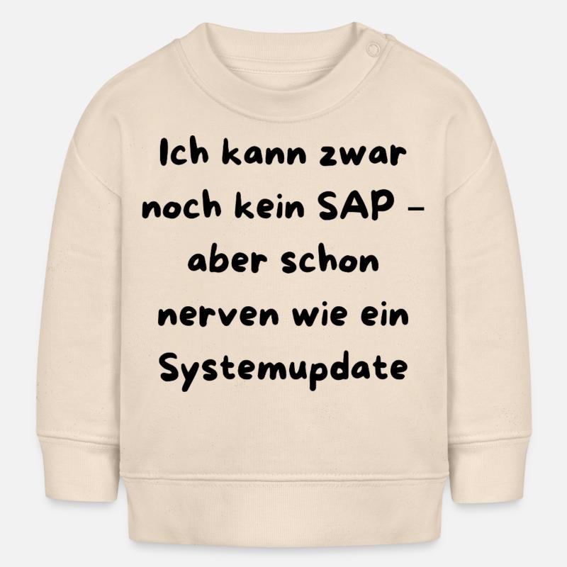 System update - Baby Sweatshirt by Stanley/Stella - soft Ecru