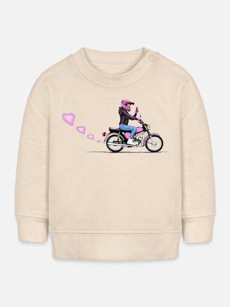 Simson Girl - Baby Organic Sweatshirt Baby Changer von Stanley/Stella - Natur
