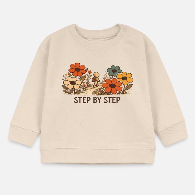 Der kleine Gedanke | STEP BY STEP Baby Organic Sweatshirt Baby Changer von Stanley/Stella