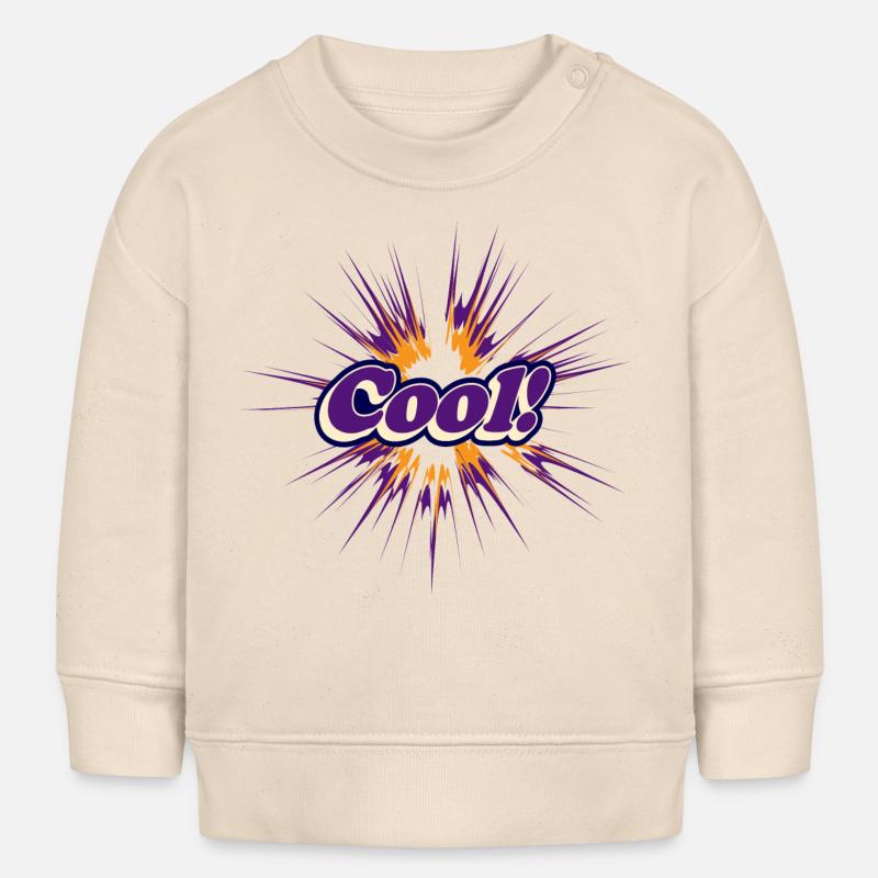 cool cool cool - Sweat bébé bio Stanley/Stella - écru doux