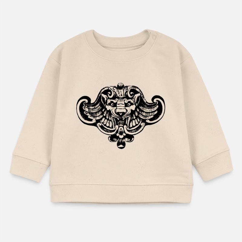 Geflügelter Löwe oder Wolf / Chimäre Baby Organic Sweatshirt Baby Changer von Stanley/Stella