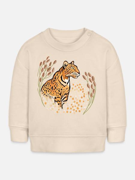 Panther - Baby Organic Sweatshirt Baby Changer von Stanley/Stella - Natur