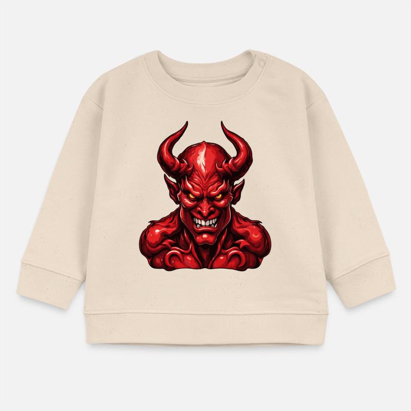 Devil / Hell / Horror / Devilish / Evil Baby Sweatshirt by Stanley/Stella