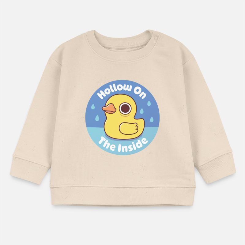 Cute Rubber Duck Hollow On The Inside Funny Sad Baby Sweatshirt by Stanley/Stella