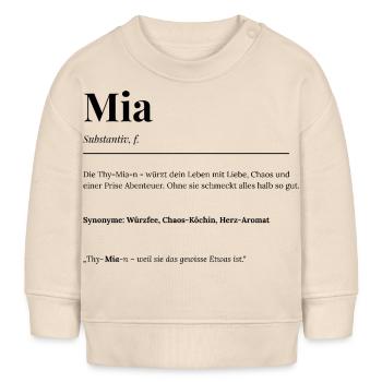 Mia - Baby Organic Sweatshirt Baby Changer von Stanley/Stella - Natur - Vorne