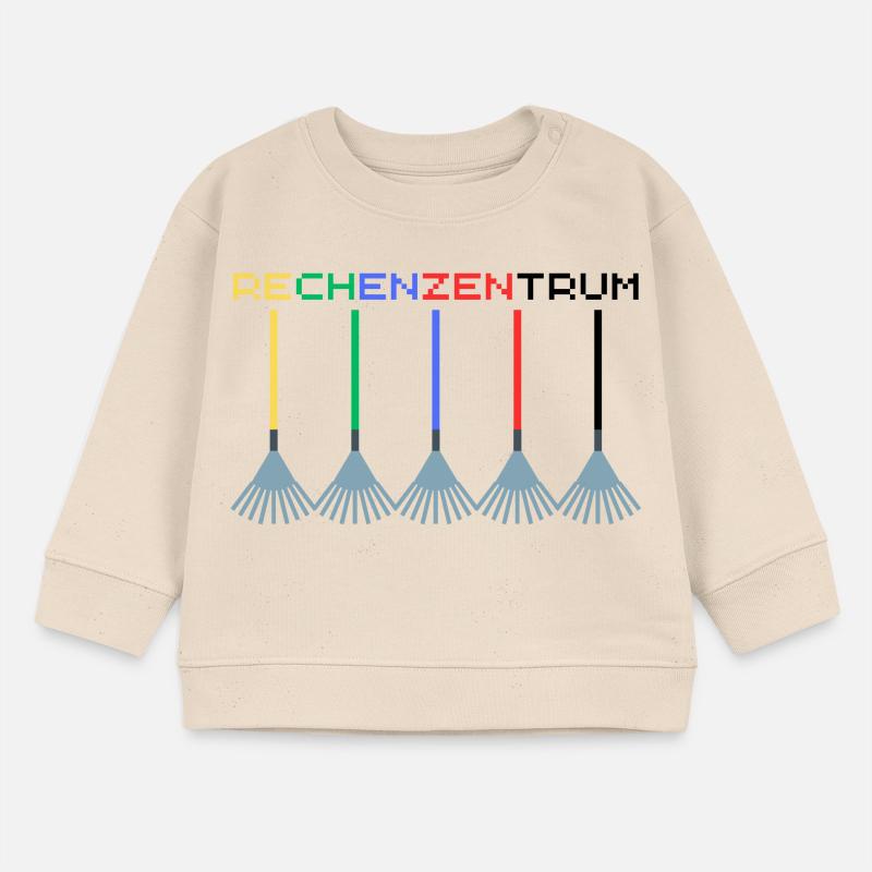 Rechenzentrum IT Admin Nerd Informatik Baby Organic Sweatshirt Baby Changer von Stanley/Stella