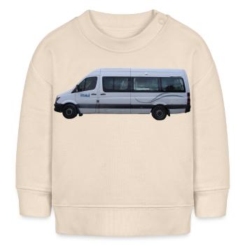 Camping-car AUS et NZ - Sweat bébé bio Stanley/Stella - écru doux - Devant