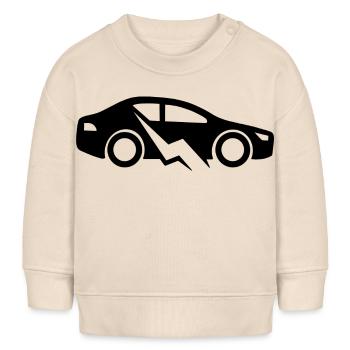 E-Auto Elektroauto - Baby Organic Sweatshirt Baby Changer von Stanley/Stella - Natur - Vorne