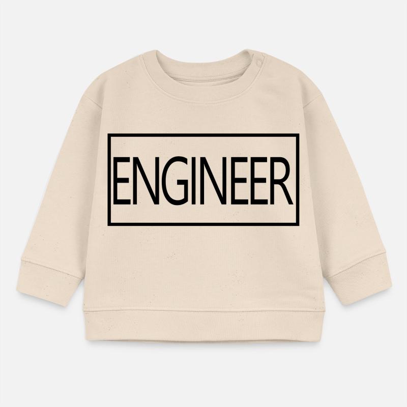 Engineer Proud Graduated Engineering Student Baby Sweatshirt by Stanley/Stella