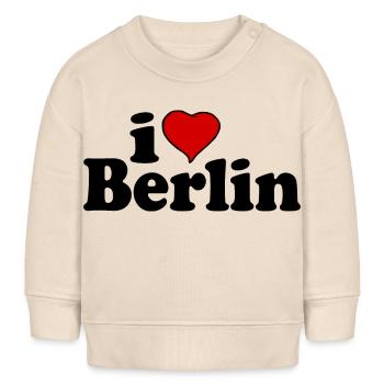 I Love Berlin - Baby Organic Sweatshirt Baby Changer von Stanley/Stella - Natur - Vorne