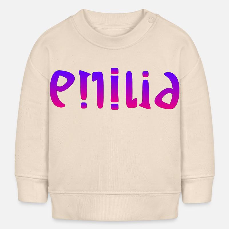 Emilia - Sweat bébé bio Stanley/Stella - écru doux