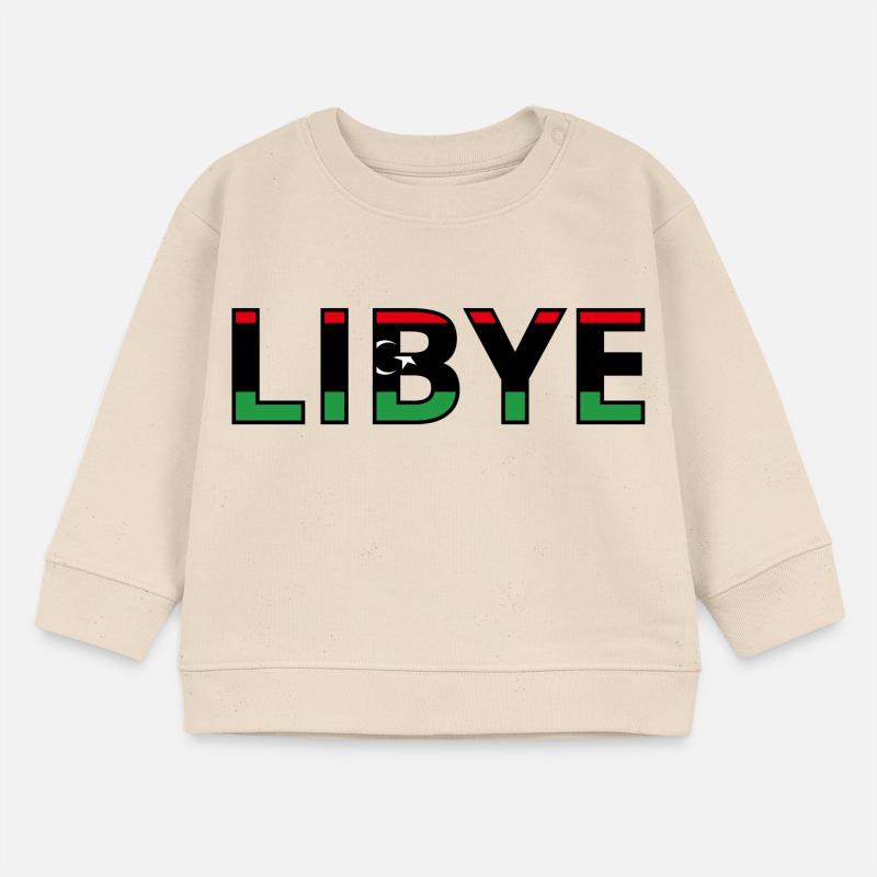 Drapeau Libye Sweat bébé bio Stanley/Stella