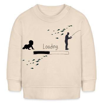 baby angler - Baby Organic Sweatshirt Baby Changer von Stanley/Stella - Natur - Vorne