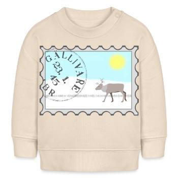 Timbre Gällivare - Sweat bébé bio Stanley/Stella - écru doux - Devant