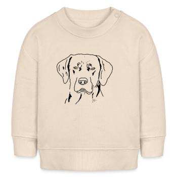Labrador - Baby Organic Sweatshirt Baby Changer von Stanley/Stella - Natur - Vorne