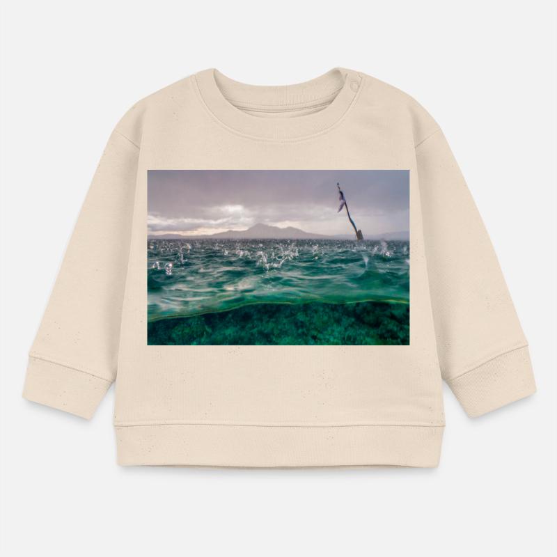 Wassertropfen Baby Organic Sweatshirt Baby Changer von Stanley/Stella