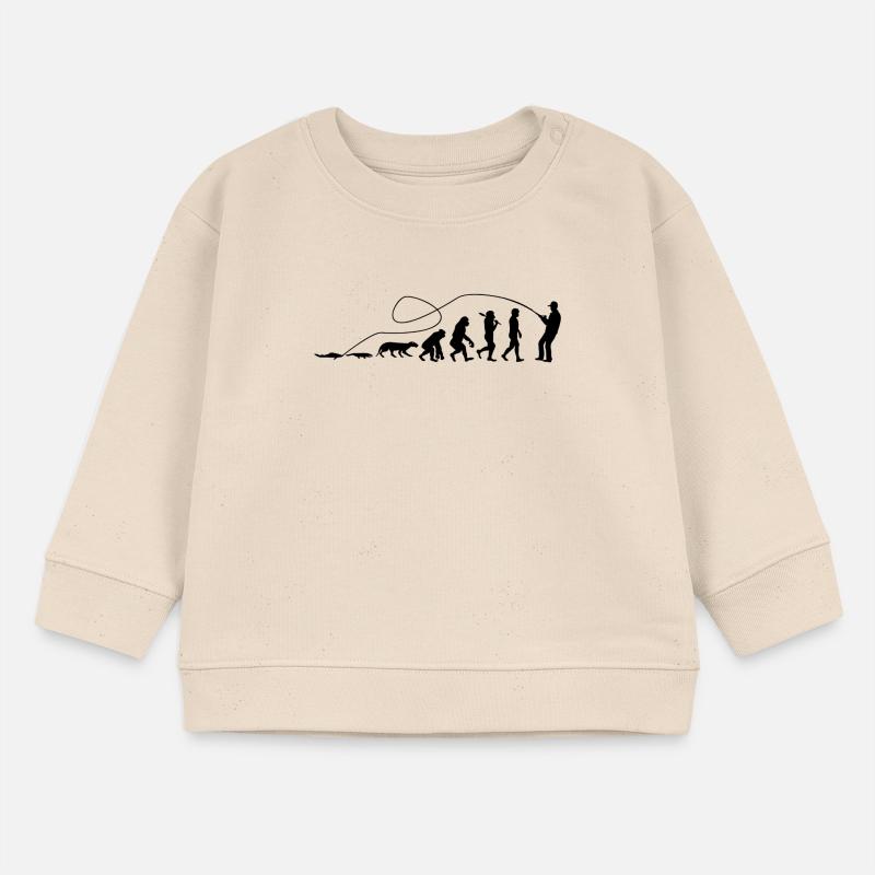 Evolution Angler TShirt Baby Organic Sweatshirt Baby Changer von Stanley/Stella