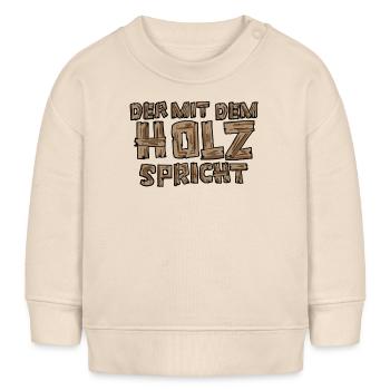 Tischler Schreiner - Baby Organic Sweatshirt Baby Changer von Stanley/Stella - Natur - Vorne