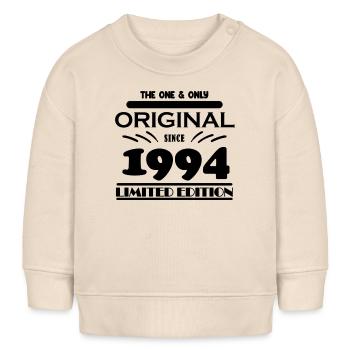 1994 - Baujahr 1994 - Jahrgang 1994 - Baby Organic Sweatshirt Baby Changer von Stanley/Stella - Natur - Vorne
