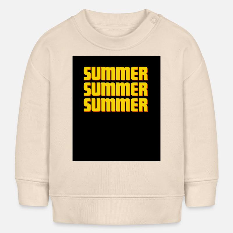 Été - Sweat bébé bio Stanley/Stella - écru doux