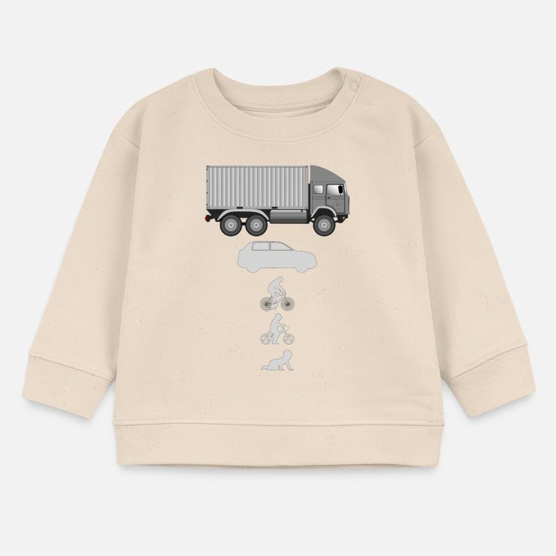 Evolution Container LKW Baby Organic Sweatshirt Baby Changer von Stanley/Stella