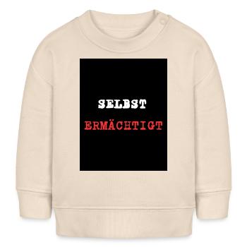 selbst ERMACHTIGT - Sweat bébé bio Stanley/Stella - écru doux - Devant