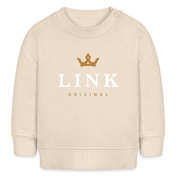 Link Original Familienlogo - Baby Organic Sweatshirt Baby Changer von Stanley/Stella - Natur - Vorne