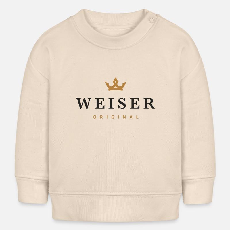 Wise Original Family Logo - Baby Sweatshirt by Stanley/Stella - soft Ecru