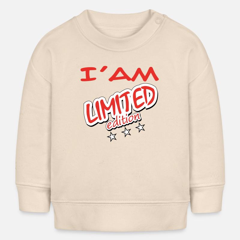 LIMITED EDITION - Sweat bébé bio Stanley/Stella - écru doux