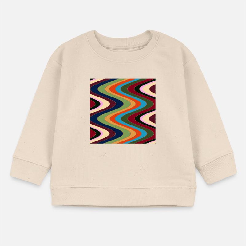 Abstract Art with Linear Patterns Baby Sweatshirt by Stanley/Stella