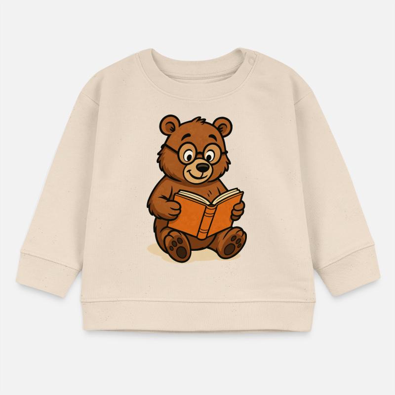 Bär comic buch Baby Organic Sweatshirt Baby Changer von Stanley/Stella