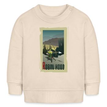 Robin Hood - Baby Sweatshirt by Stanley/Stella - soft Ecru - Front